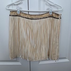 English Rose - Beaded Tassle Skirt